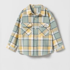 Zara - Plaid Shirt with Pockets
